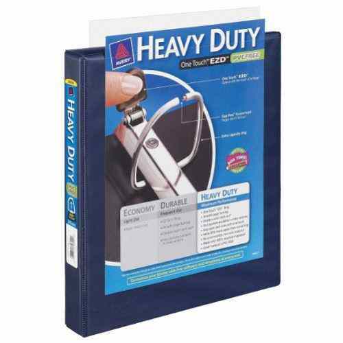 Avery 1" Navy Blue One Touch Heavy Duty EZD View Binder 12pk - 79809