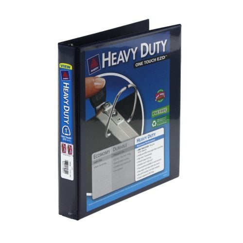 Avery 1" Navy Blue One Touch Heavy Duty EZD View Binder 12pk - 79809