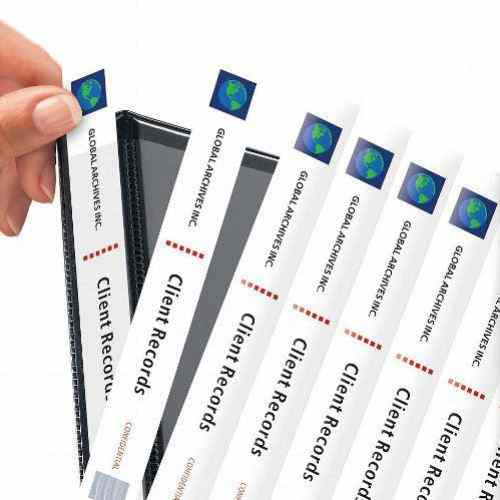 Avery 1" White Binder Spine Inserts 40pk - 89103 - Clearance Sale
