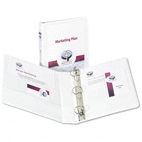 Avery 1" White Durable Slant Ring View Binders 12pk - 17012