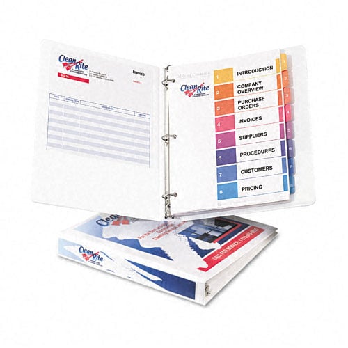 Avery 1" White Economy Round Ring View Binders 12pk - 05711