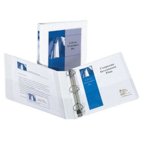 Avery 1" White Framed One Touch EZD Ring View Binders 12pk - 68056