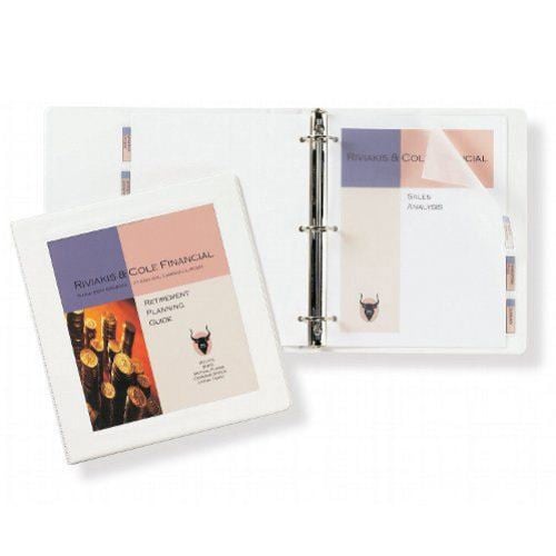 Avery 1" White Framed One Touch EZD Ring View Binders 12pk - 68056