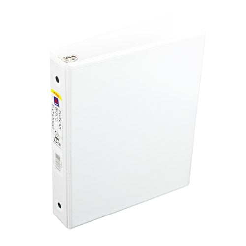 Avery 1" White Half Size Economy View Round Ring Binder 12pk - 05806