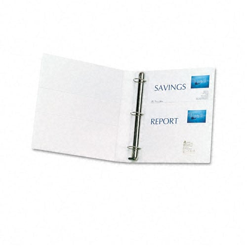 Avery 1" White One Touch Plain Package EZD View Binders 12pk - 79199