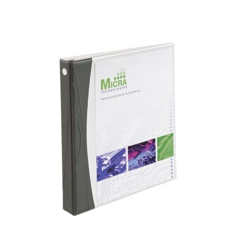 Avery 1" White Comfort Touch Durable View Binders with Gray Spine and Slant Ring - 6pk