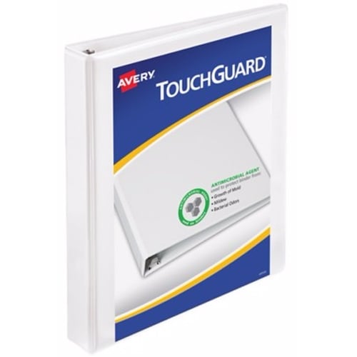 Avery White Touchguard Antimicrobial Binders