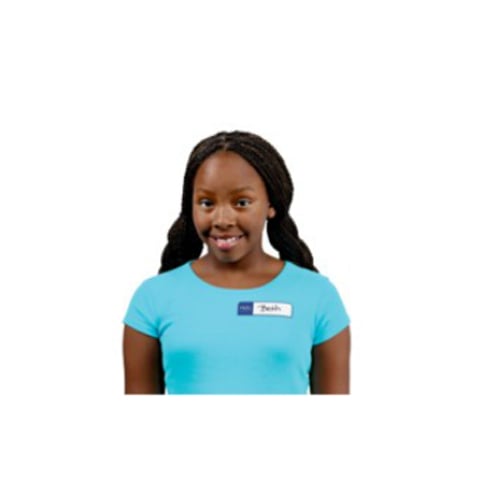 Avery 1" x 3-3/4" Assorted Flexible Self-Adhesive Name Badge Labels - 20pk