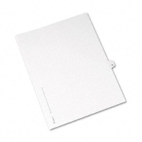 Avery 10 Individual Number Legal Index Avery Style Dividers 25pk - 11920 - Clearance Sale