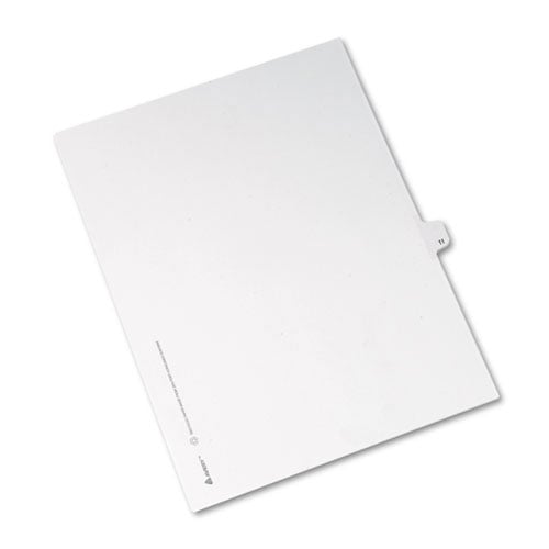 Avery 11 Individual Number Legal Index Allstate Style Dividers 25pk - 82209 - Clearance Sale