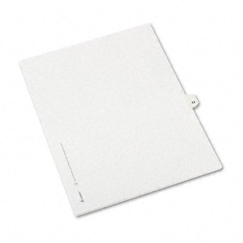 Avery 11 Individual Number Legal Index Avery Style Dividers 25pk - 11921