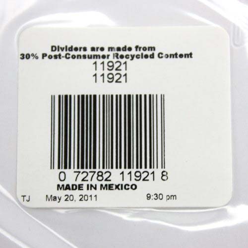 Avery 11 Individual Number Legal Index Avery Style Dividers 25pk - 11921