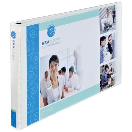 Avery 11" x 17" White Heavy Duty 2" View Binders with  Slant Ring 6pk - 72126