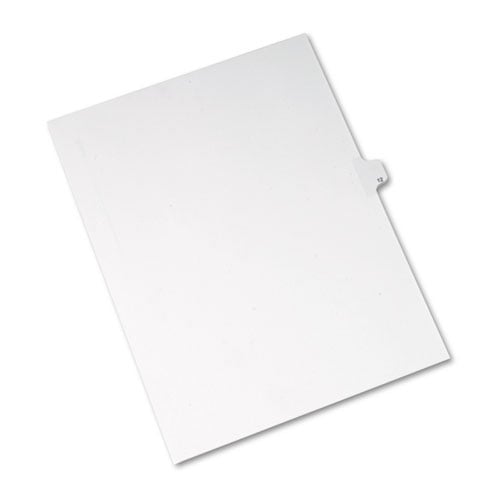 Avery 12 Individual Number Legal Index Allstate Style Dividers 25pk - 82210 - Clearance Sale