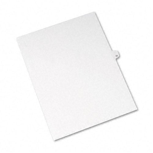 Avery 12 Individual Number Legal Index Avery Style Dividers 25pk - 11922
