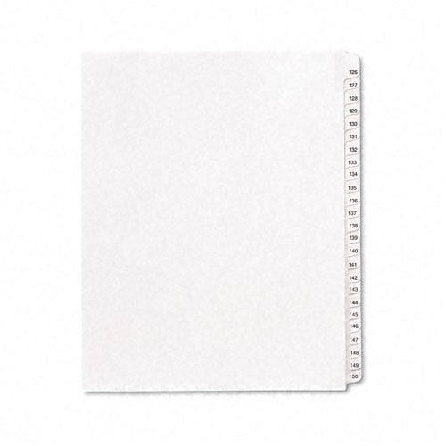 Avery 126-150 Legal 11" x 8.5" Allstate Style Collated Dividers - 01706 - Clearance Sale