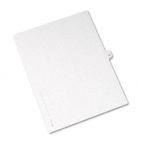 Avery 13 Individual Number Legal Index Avery Style Dividers 25pk - 11923