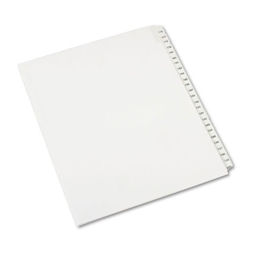 Avery 176-200 Legal 11" x 8.5" Allstate Style Collated Dividers - 82190 - Clearance Sale