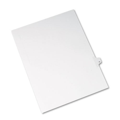 Avery 18 Individual Number Legal Index Allstate Style Dividers 25pk - 82216 - Clearance Sale
