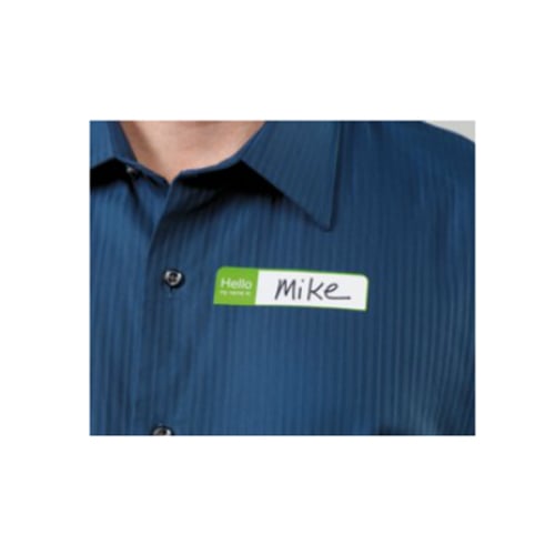 Avery 1" x 3-3/4" Assorted Flexible Self-Adhesive Name Badge Labels - 100pk