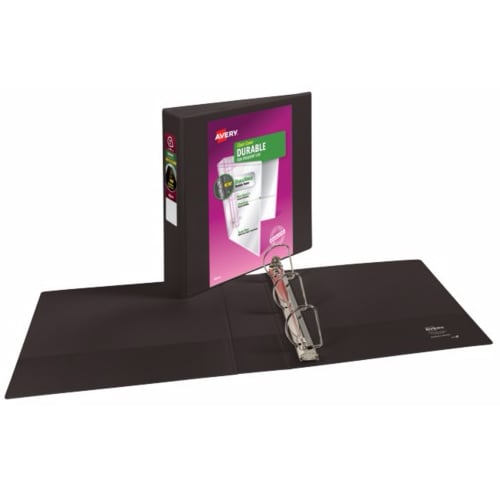 Avery 2" Black Durable Slant Ring View Binders 6pk - 17031