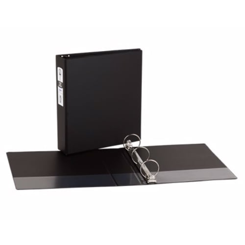 Avery 2" Black Economy Round Ring Binders 12pk - 03501