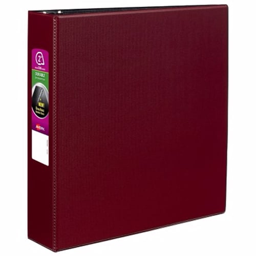 Avery 2" Burgundy Durable Slant Ring Binders 12pk - 27552