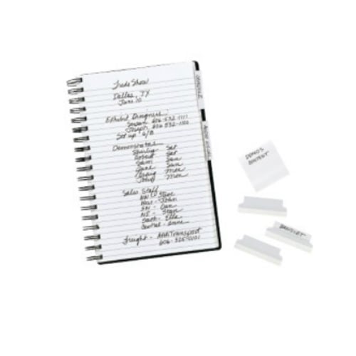 Avery 2" Clear Self-Adhesive Index Tabs with Writable Inserts 25pk - 26101