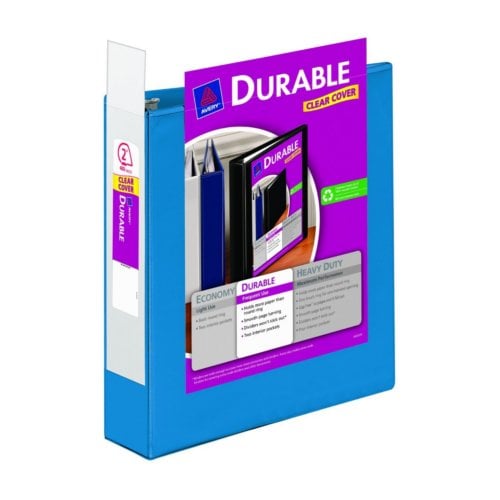 Avery 2" Dark Blue Durable View Binders with Slant Ring 6pk - 17837