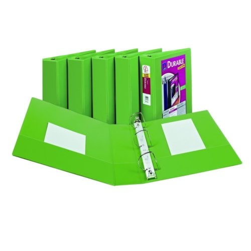 Avery 2" Green Durable View Binders with Slant Ring 6pk - 17838