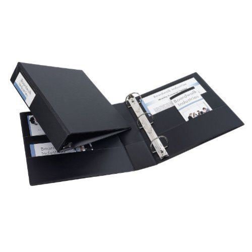 Avery 2" Black Durable Slant Ring Binders w/ Label Holders 12pk - 27556
