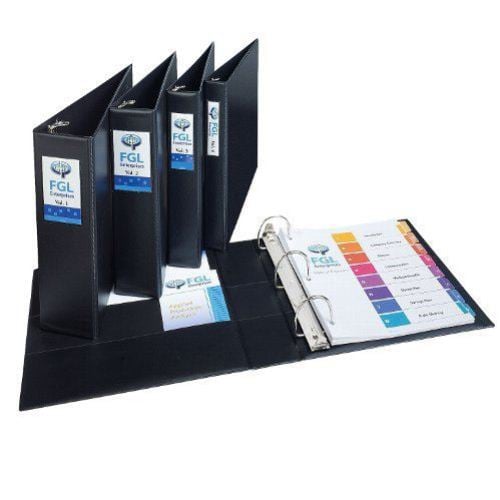 Avery 2" Black Durable Slant Ring Binders w/ Label Holders 12pk - 27556
