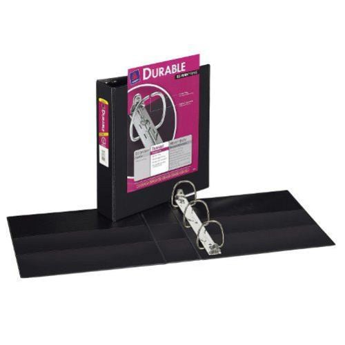 Avery 2" Black Durable Slant Ring View Binders 6pk - 17031