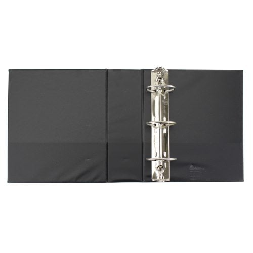 Avery 2" Black Durable Half Size Round Ring Binder w/ Label Holder 6pk - 27554