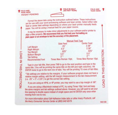 Avery 2" Clear Tab Self-Adhesive Plastic Tabs 25pk - 16241 - Clearance Sale