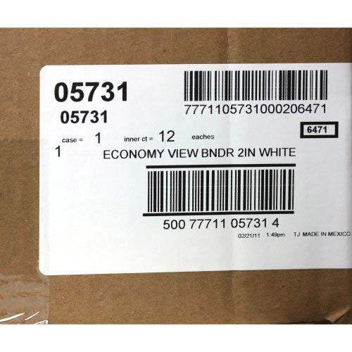 Avery 2" White Economy Round Ring View Binders 12pk - 05731 - Clearance Sale