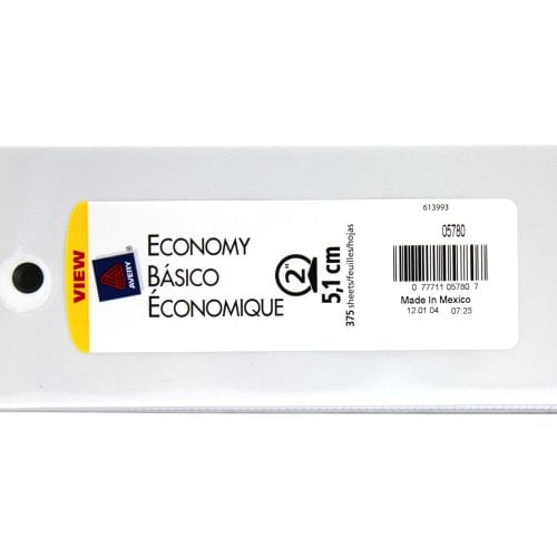 Avery 2" White Economy View Round Ring Binders 12pk - 05780