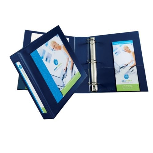 Avery Navy Blue Framed View Heavy Duty Binders with One Touch EZD Ring