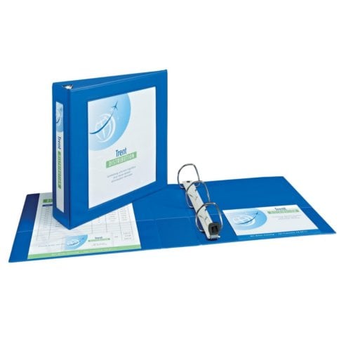 Avery 2" Pacific Blue Framed View Heavy Duty Binders with One Touch EZD Ring - 6pk