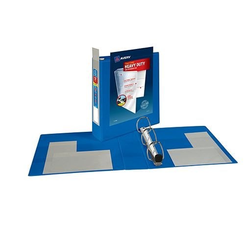 Avery 2" Pacific Blue Heavy-Duty View Binders with Locking One Touch EZD Ring 6pk - 79778