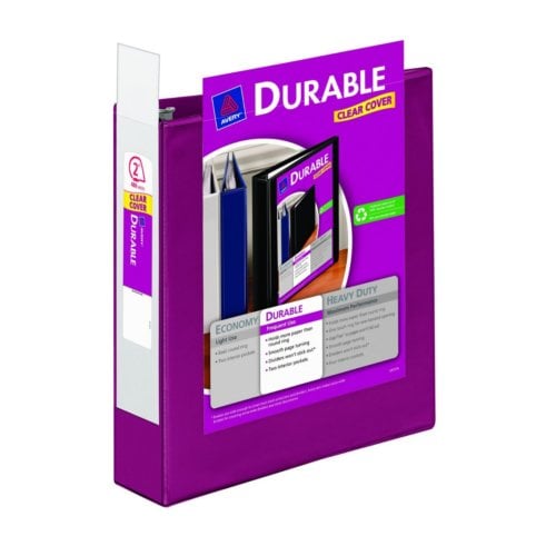 Avery 2" Pink Durable View Binders with Slant Ring 6pk - 17836