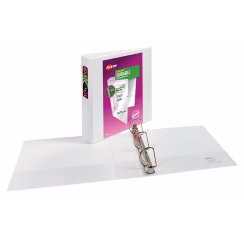 Avery 2" White Durable Slant Ring View Binders 6pk - 17032