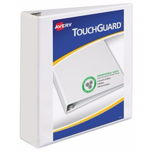 Avery 2" White Touchguard Antimicrobial Binders 12pk - 17143