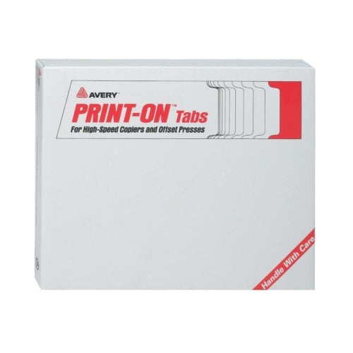 Avery 5-Tab Print-On Copier Tab Dividers with White Tabs 30 sets - 20406 - Clearance Sale
