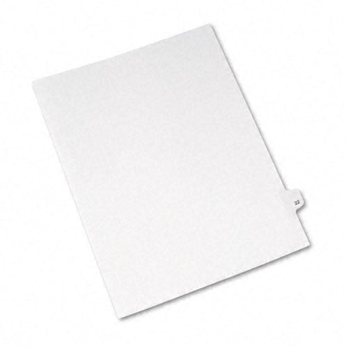 Avery 22 Individual Number Legal Index Avery Style Dividers 25pk - 1022 - Clearance Sale