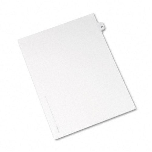 Avery 23 Individual Number Legal Index Avery Style Dividers 25pk - 1023