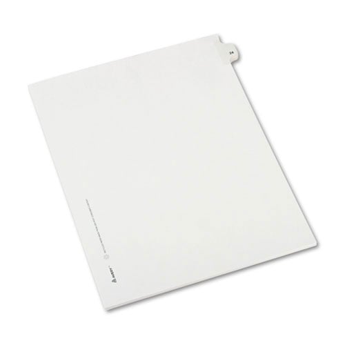 Avery 24 Individual Number Legal Index Allstate Style Dividers 25pk - 82222 - Clearance Sale
