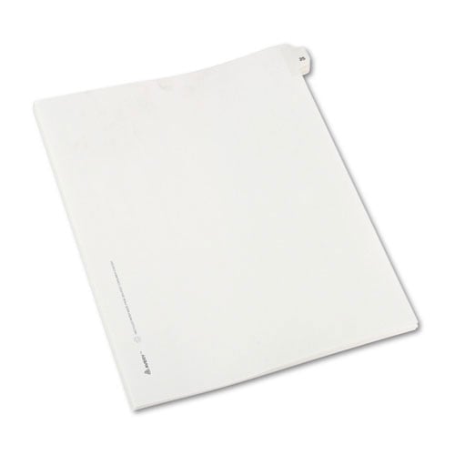 Avery 25 Individual Number Legal Index Allstate Style Dividers 25pk - 82223 - Clearance Sale