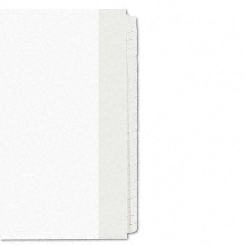 Avery 25-tab Blank Side Tab 11" x 8.5" White Legal Dividers -11959