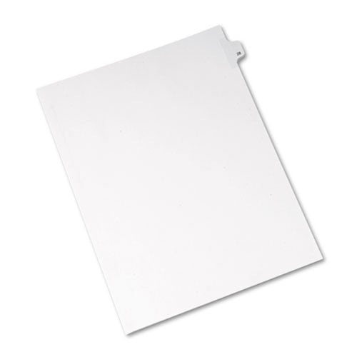 Avery 28 Individual Number Legal Index Allstate Style Dividers 25pk - 82226 - Clearance Sale